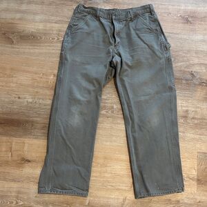 Carhartt Men's Brown Dungaree Fit Pants